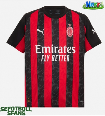 AC Milan Hemmatröja 2025-26 Kortärmad